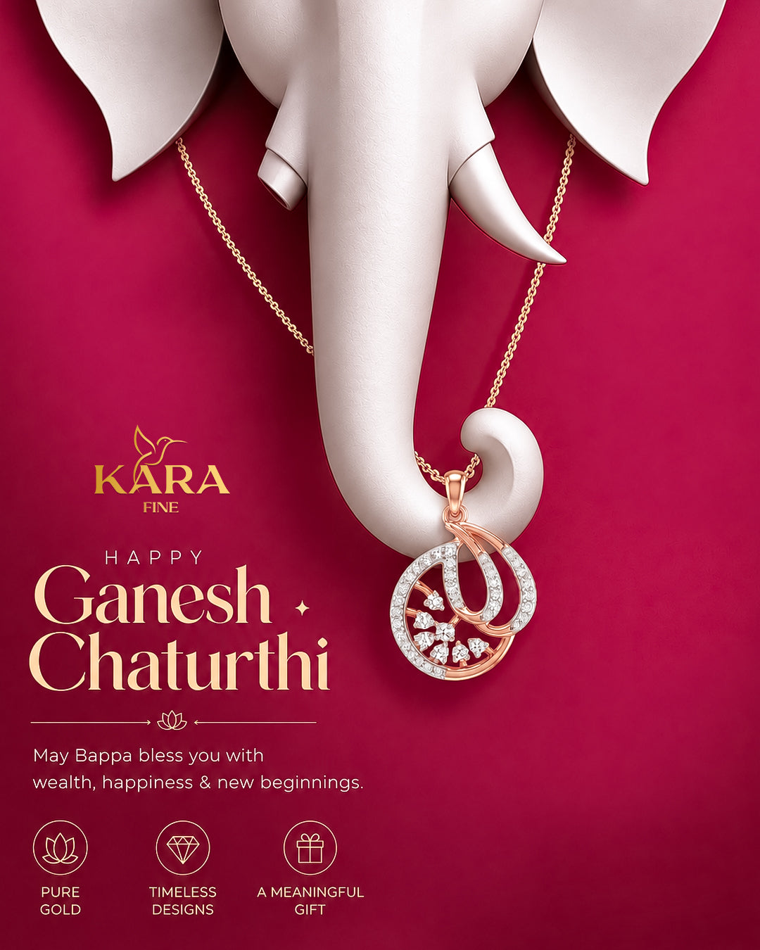 Happy Ganesh Chaturthi | May Bappa Bless You With Wealth, Happiness & New Beginnings
