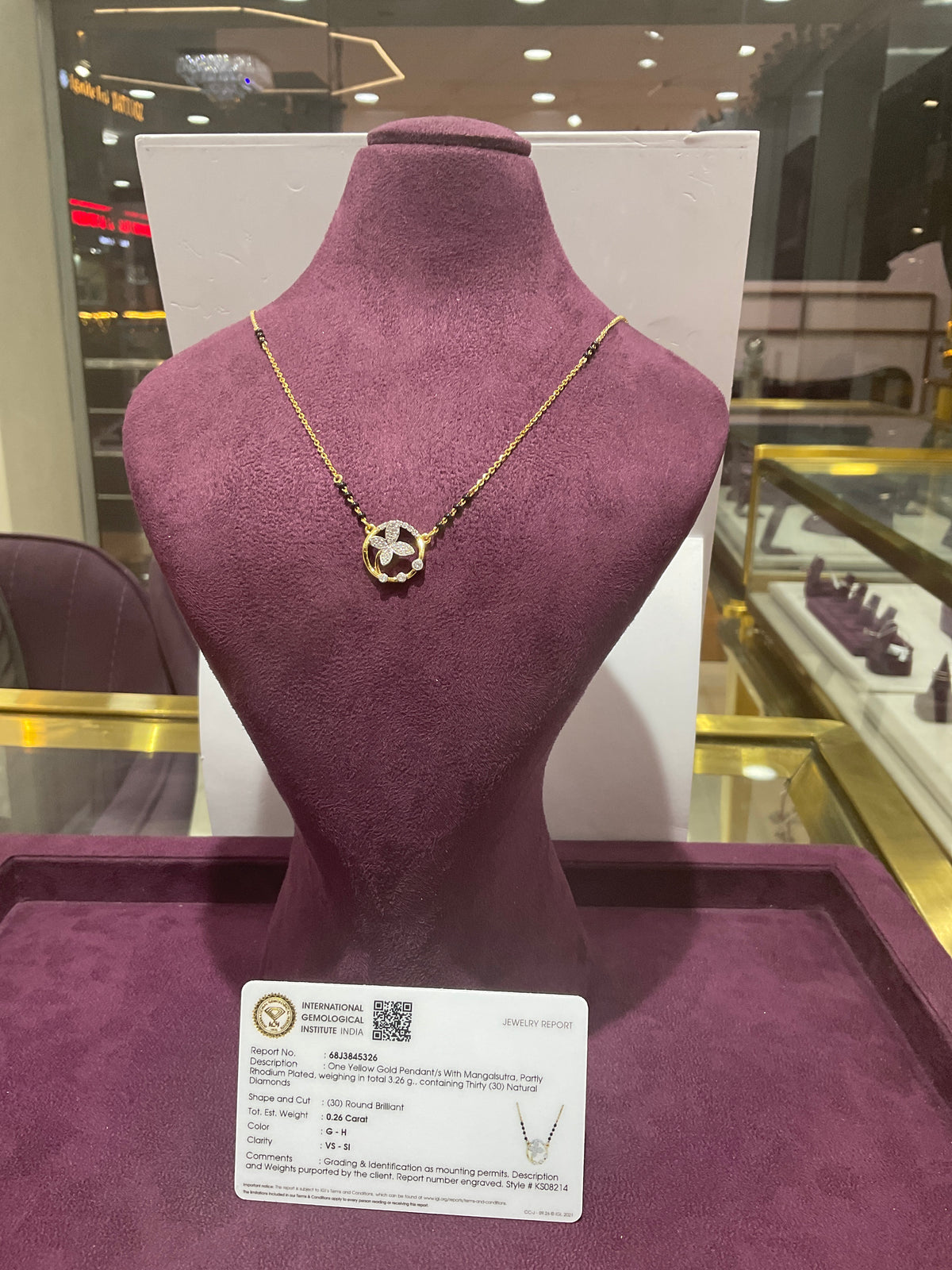 GOLD DIAMOND MANGALSUTRA