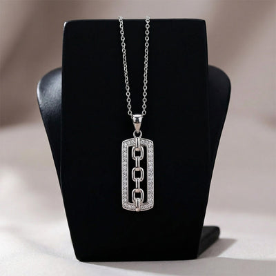 Flâneur Ruby Red Silver Pendant | 92.5 Sterling Charm