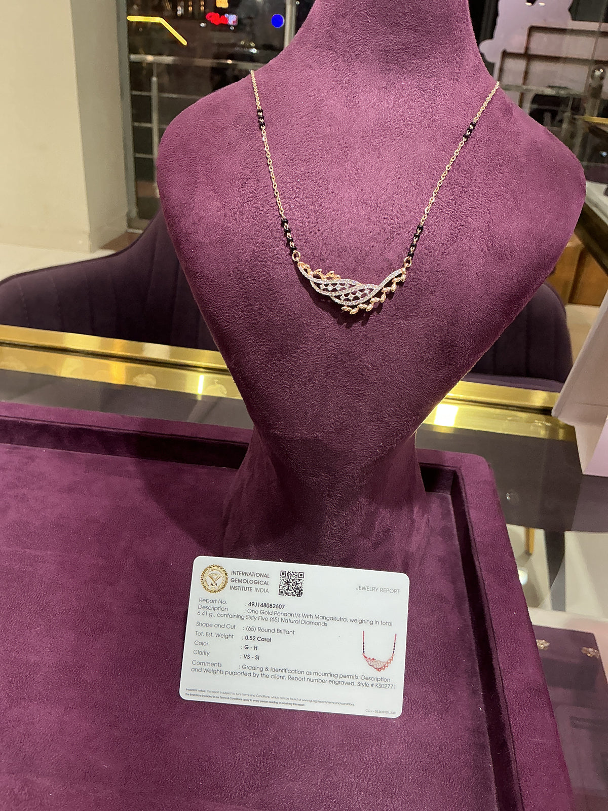 GOLD DIAMOND MANGALSUTRA