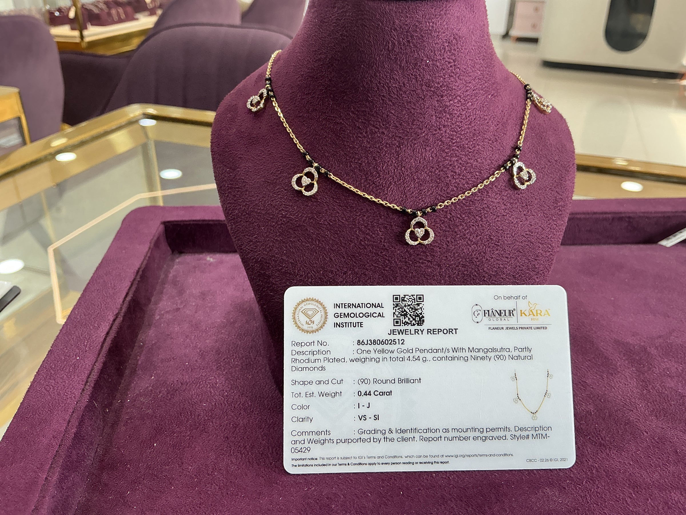 GOLD DIAMOND MANGALSUTRA