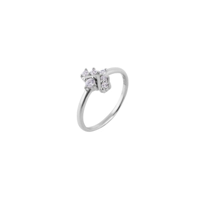 Cluster Detail Silver Ring for her