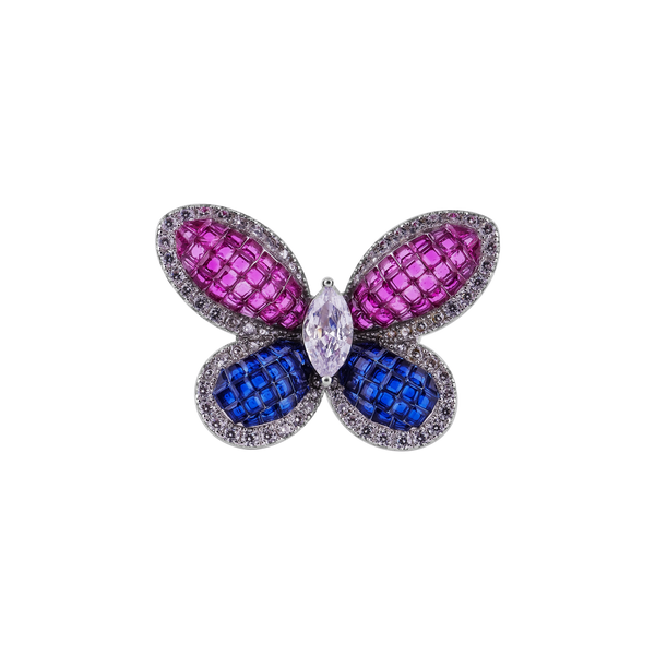 Butterfly Design CZ Statement Ring - Flâneur Global® | FG | 925 Fine Silver Jewelry & Accessories