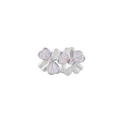 Van Cleef & Arpels Frivole Inspired Silver Ring for her