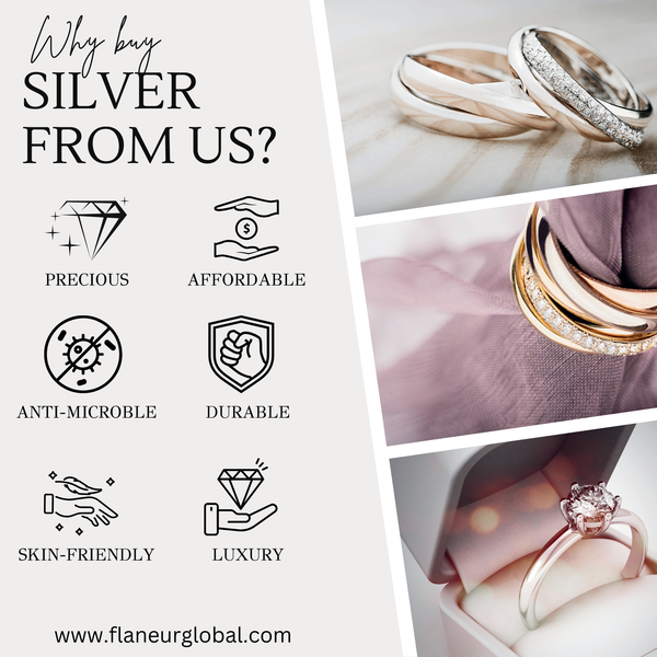 Trillion Cut Ruby and CZ Halo Silver Ring for her - Flâneur Global® | FG | 925 Fine Silver Jewelry & Accessories