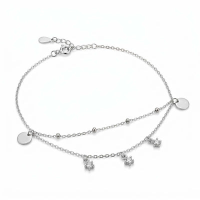 Starlight Drape Charm Anklet Set