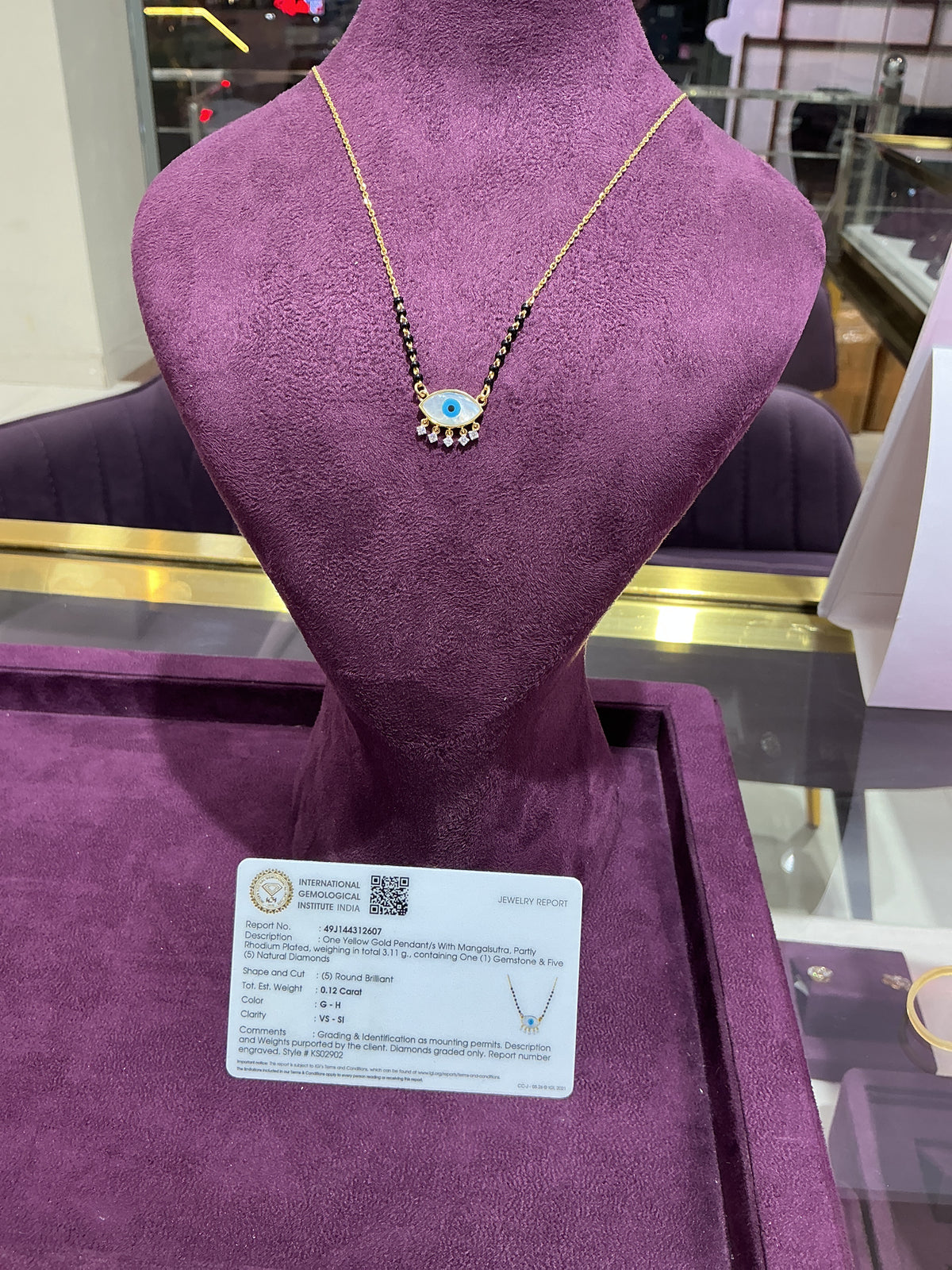 GOLD DIAMOND MANGALSUTRA