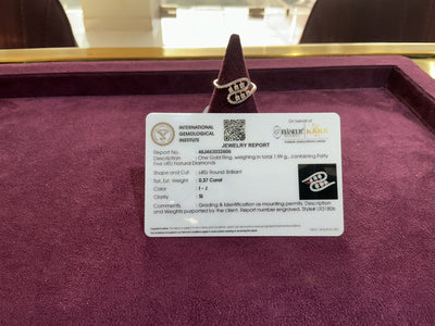 Multi-Row Pavé Diamond Cocktail Ring in Yellow Gold