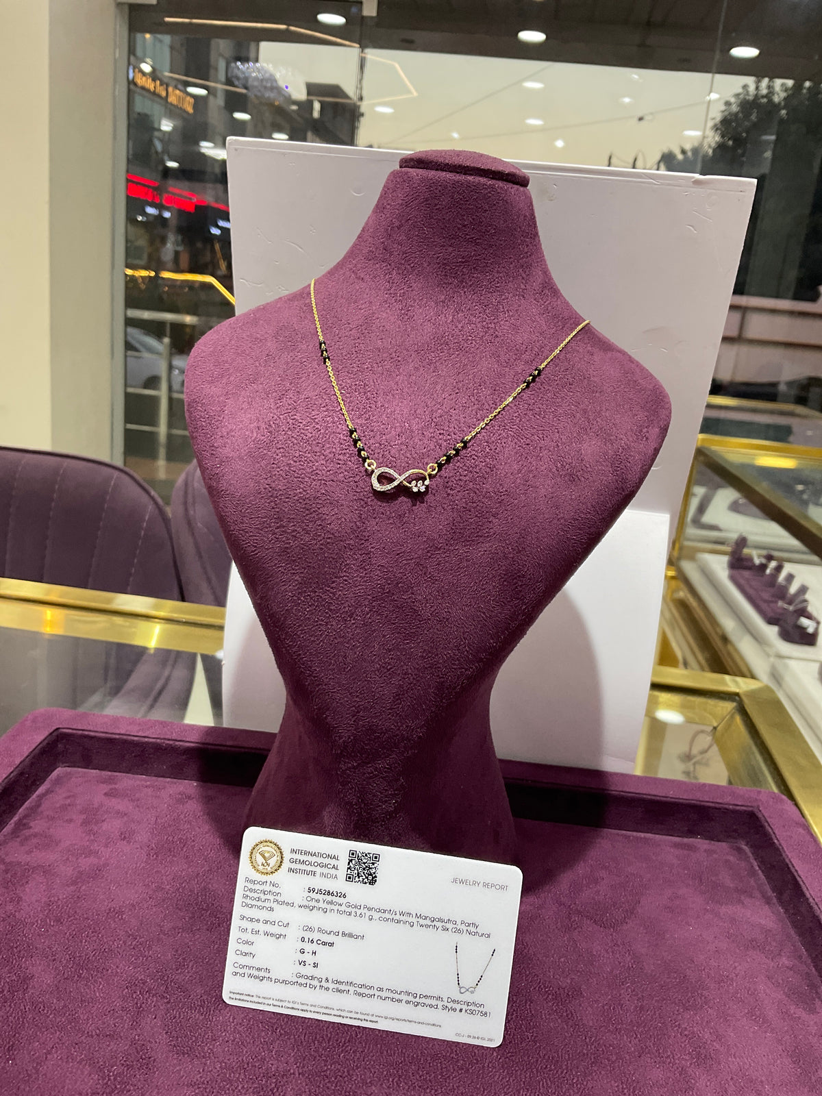 GOLD DIAMOND MANGALSUTRA