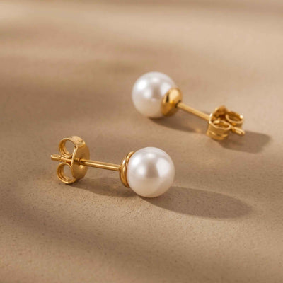 Classic Freshwater Pearl Stud Earrings