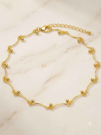 Auric Dots Single Anklet
