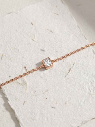 Aurora Emerald Solitaire Bracelet