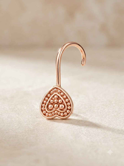 Aurelia Heart Nose Pin