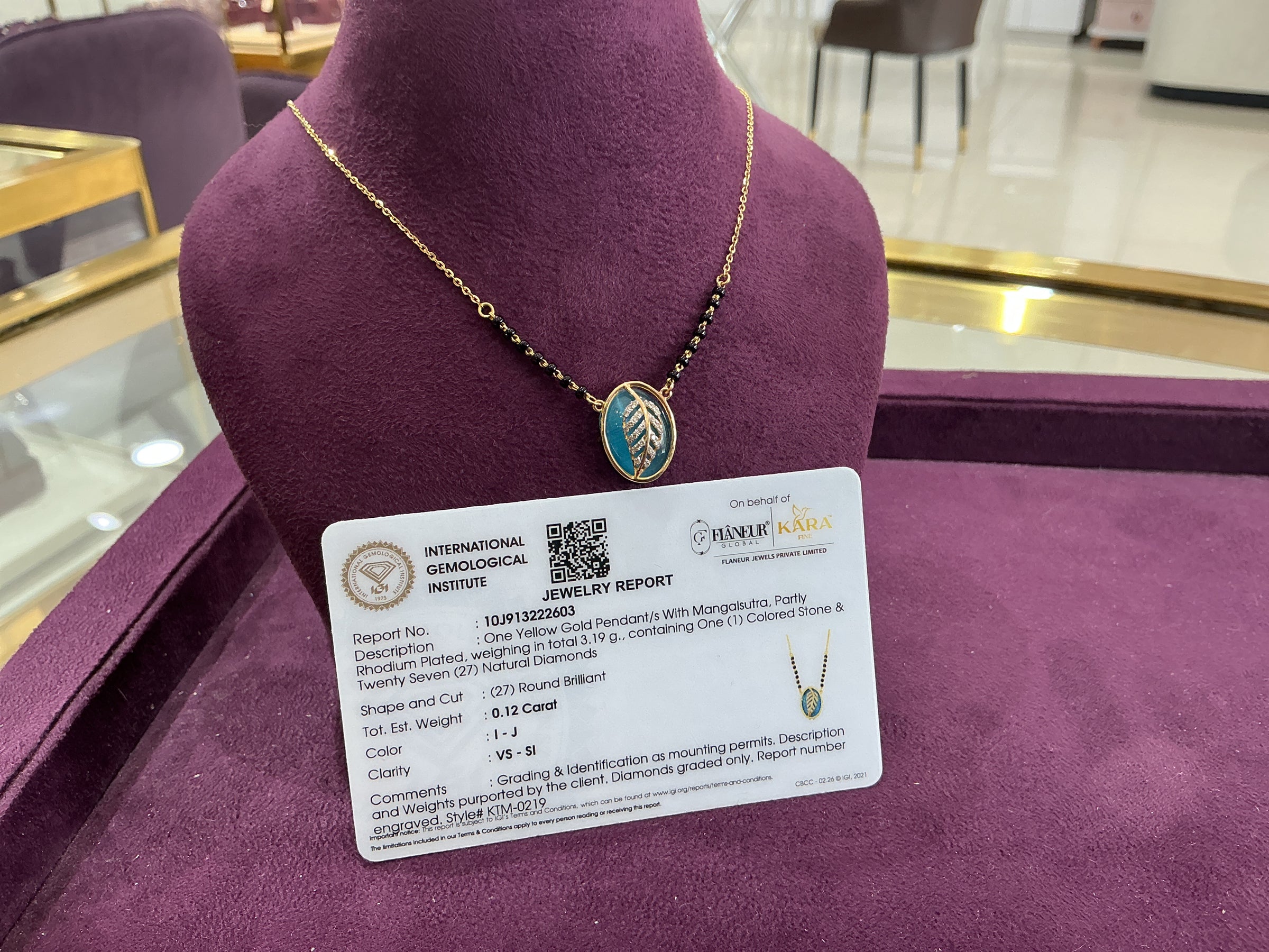 GOLD DIAMOND MANGALSUTRA