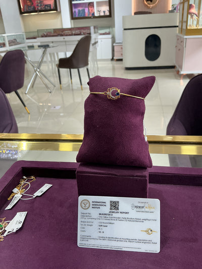 GOLD DIAMOND LADIES BRACELET