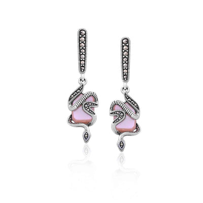 Silver Serpent Dangles