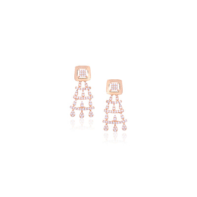 Silver Royal Chandelier Earrings
