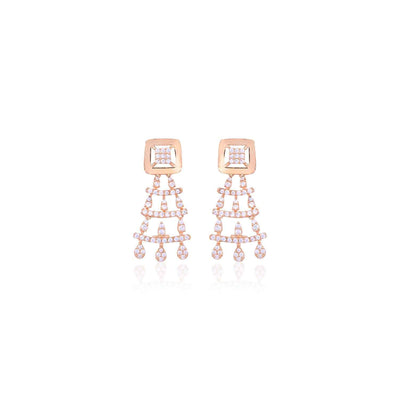 Silver Royal Chandelier Earrings