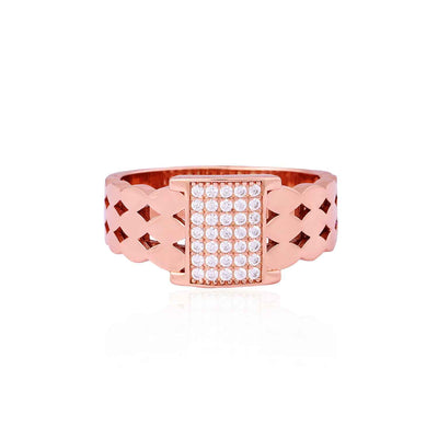 Silver Luxe Weave Ring