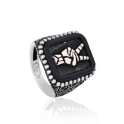 Silver Victory Hand Ring