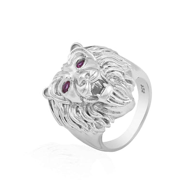 Sovereign Lion Silver Band