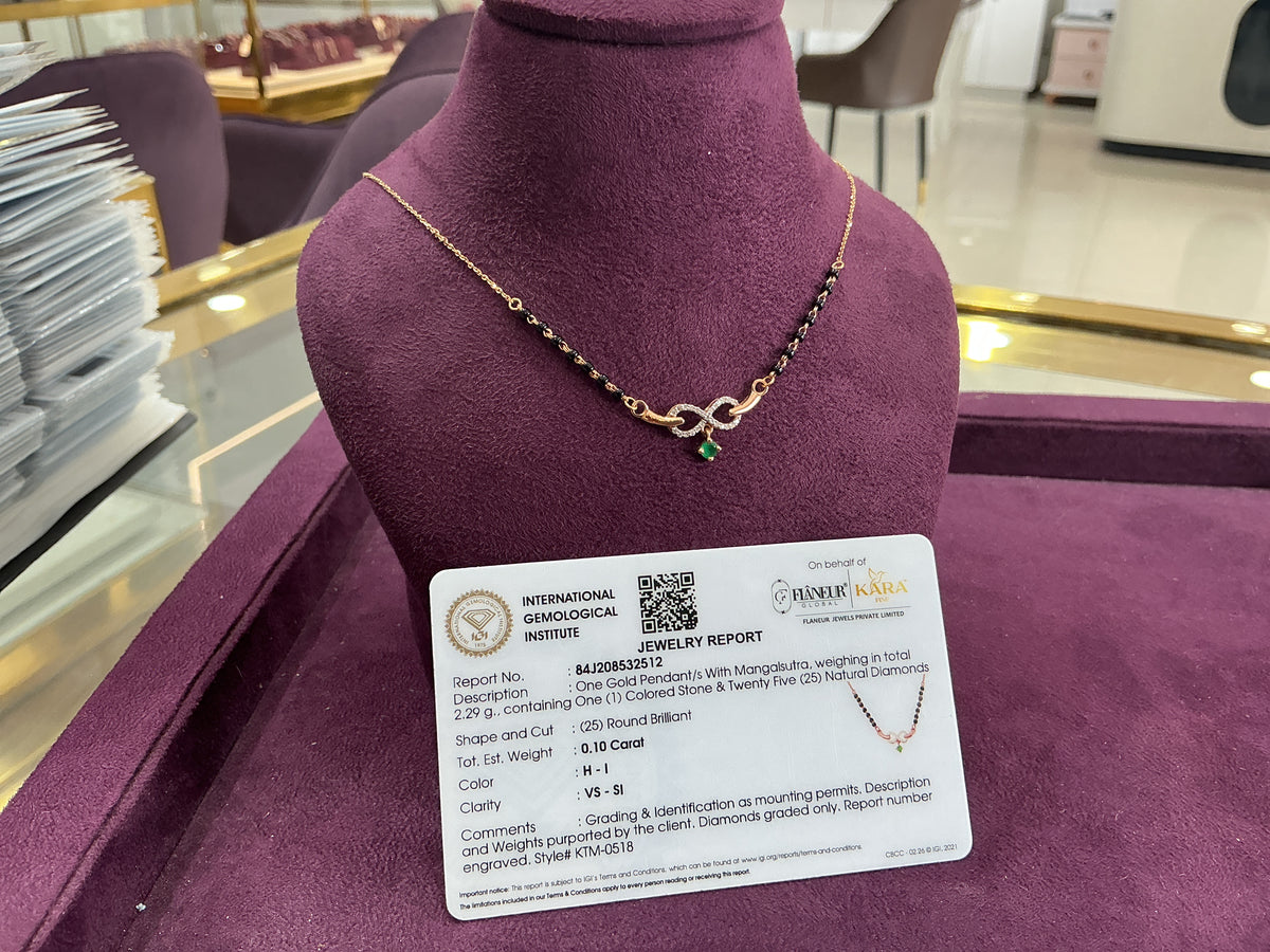GOLD DIAMOND MANGALSUTRA