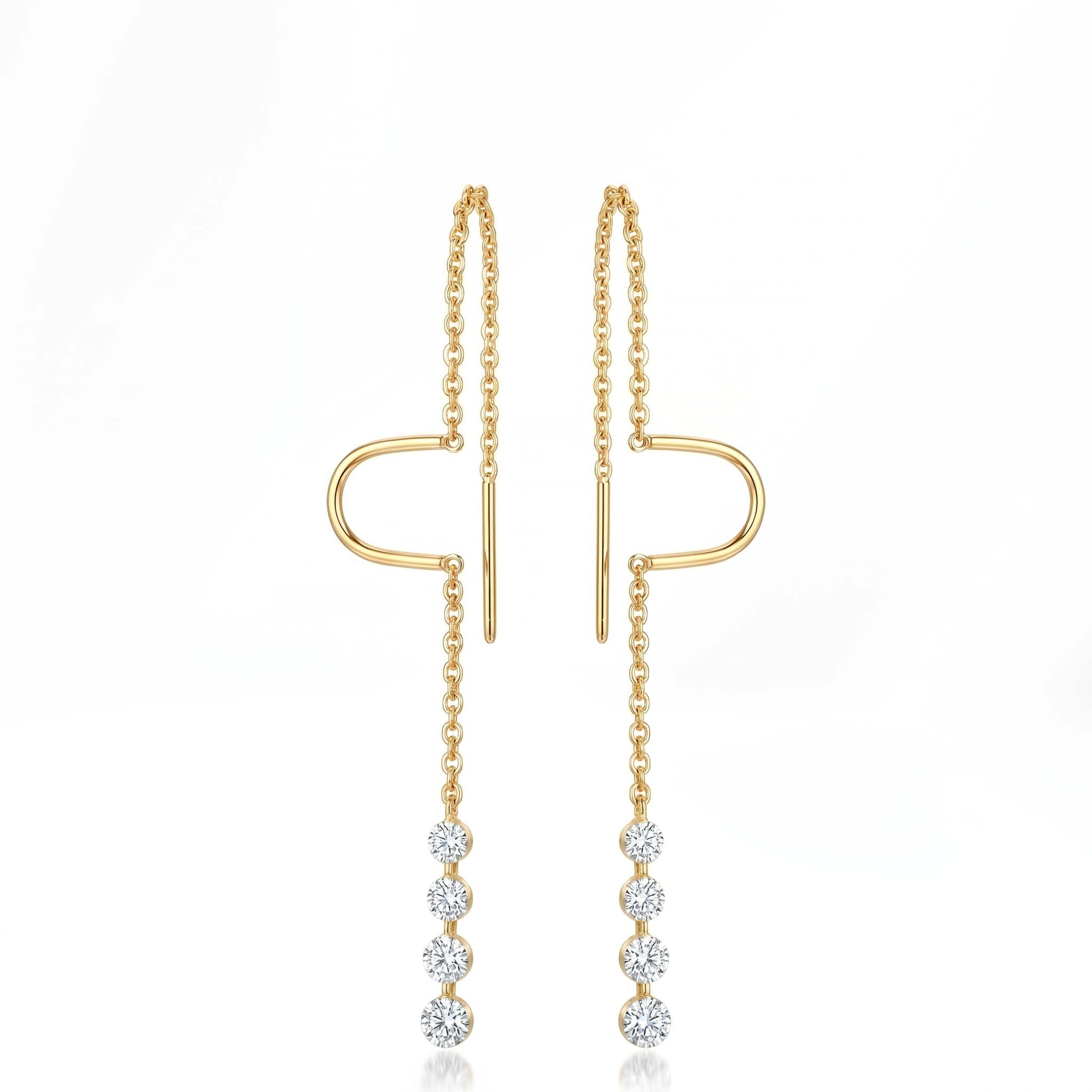 Linear Cascade Diamond Threaders