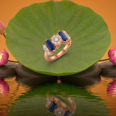 Royal Trio Rose Gold Ring