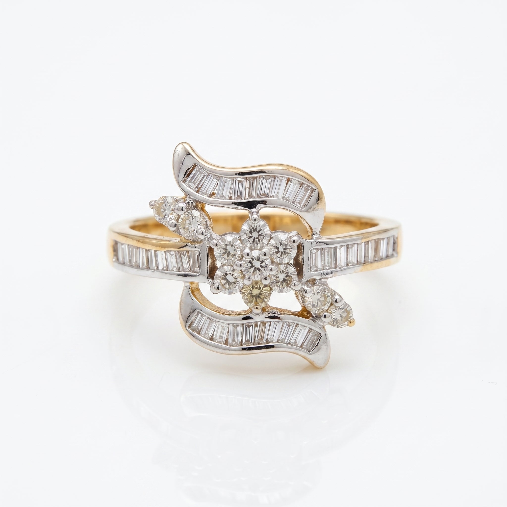 Blossom Wave Diamond Ring