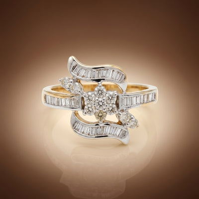 Imperial Blossom Yellow Gold Ring
