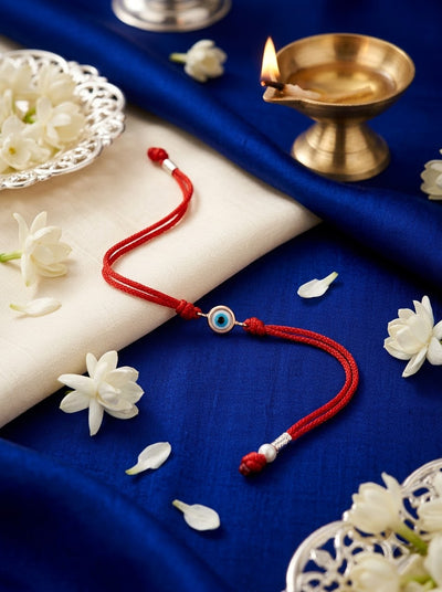 Evil Eye Rakhi – Red Thread Rakhi for Brother