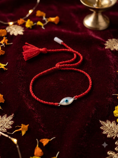 Evil Eye Rakhi – Blue Eye Red Thread Rakhi
