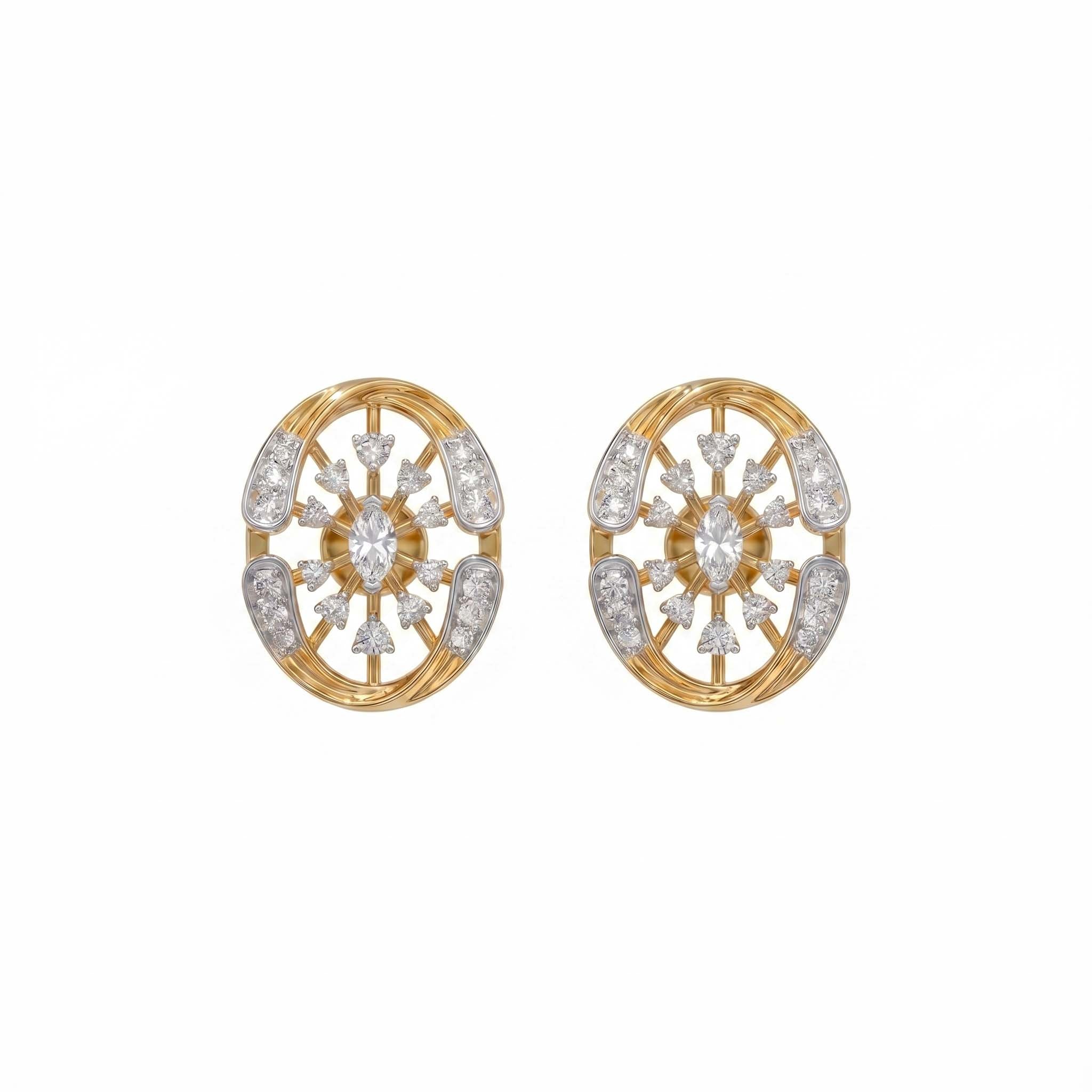 Mosaic Oval Diamond Medallions