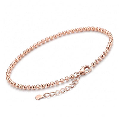 Luna Bead Chain single Anklet