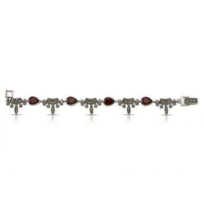 Triple-Row White Stone Eternity Bangles