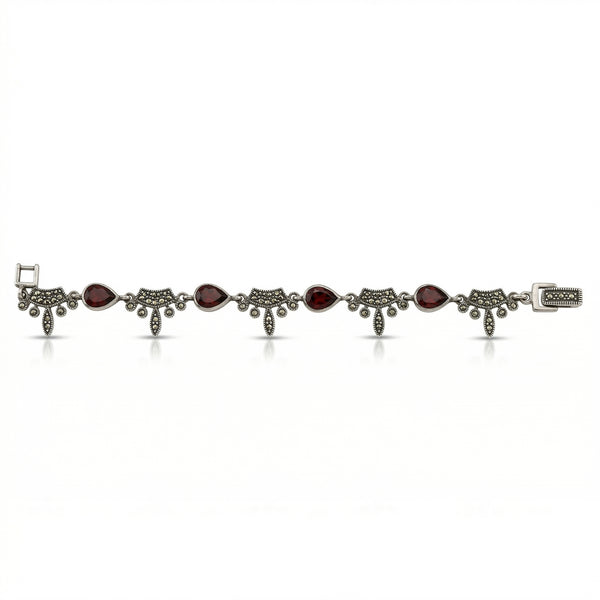 92.5 Fine Silver Triple-Row White Stone Eternity Bangles - Flâneur Global® | FG | 925 Fine Silver Jewelry & Accessories