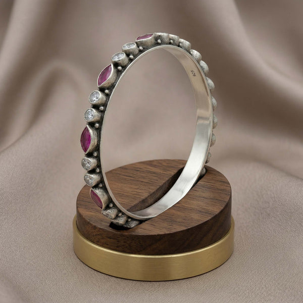 Artisan Beaded  Silver Bangles - Flâneur Global® | FG | 925 Fine Silver Jewelry & Accessories