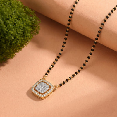 Classic Cushion Yellow Gold Mangalsutra