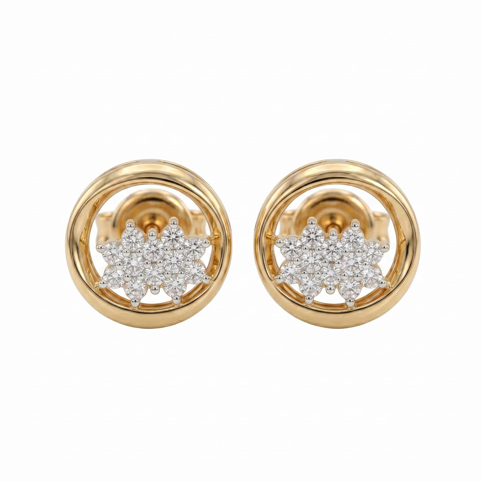 Blossom Orbit Diamond Studs