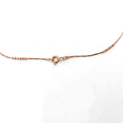 Rose Gold Beaded Snake Chain for Women Elegant Fine Silver Jewelry