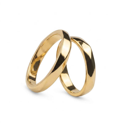 Lustre Edge Silver Band Ring