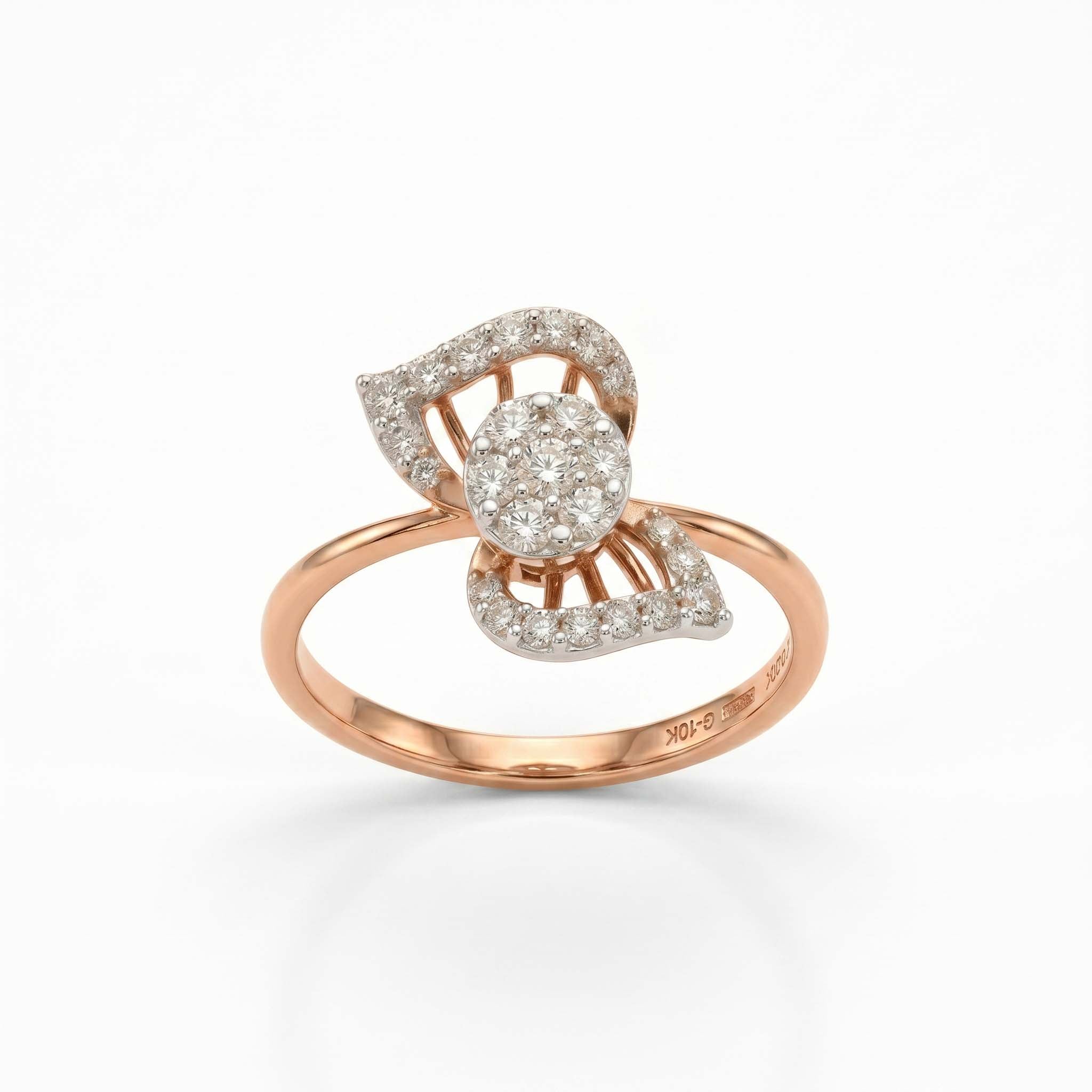 Enchanted Bow Rose Gold Ring
