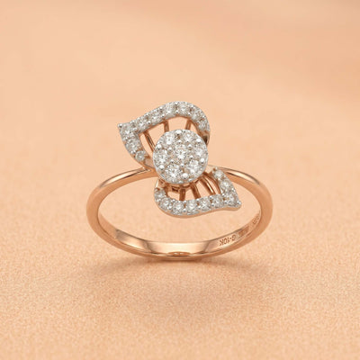 Enchanted Bow Rose Gold Ring