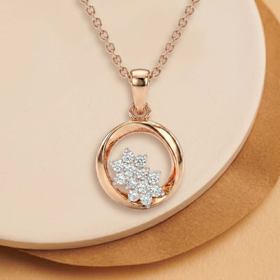 Cosmic Orbit Diamond Pendant