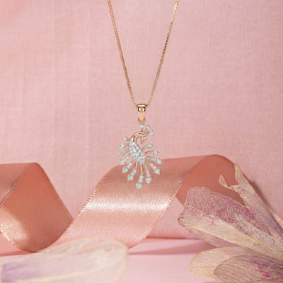 Peacock Majesty Diamond Pendant