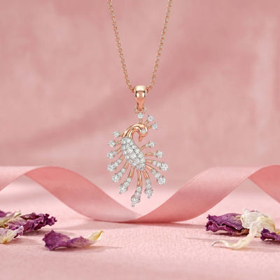 Peacock Majesty Diamond Pendant