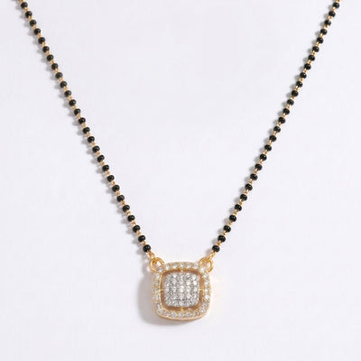 Classic Cushion Yellow Gold Mangalsutra