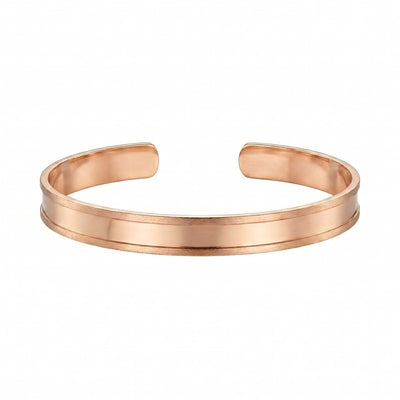 Gilded Ribbed Minimalist Kada