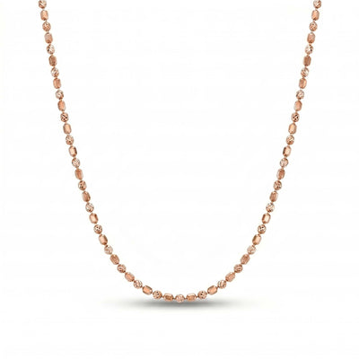 Elegant Rose Gold Box Chain for Women Minimalist Fine Silver Jewelry