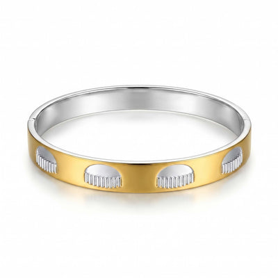 Gilded Eye Motif Enamel Kada